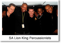 SA Lion King Percussionists SA Lion King Percussionists